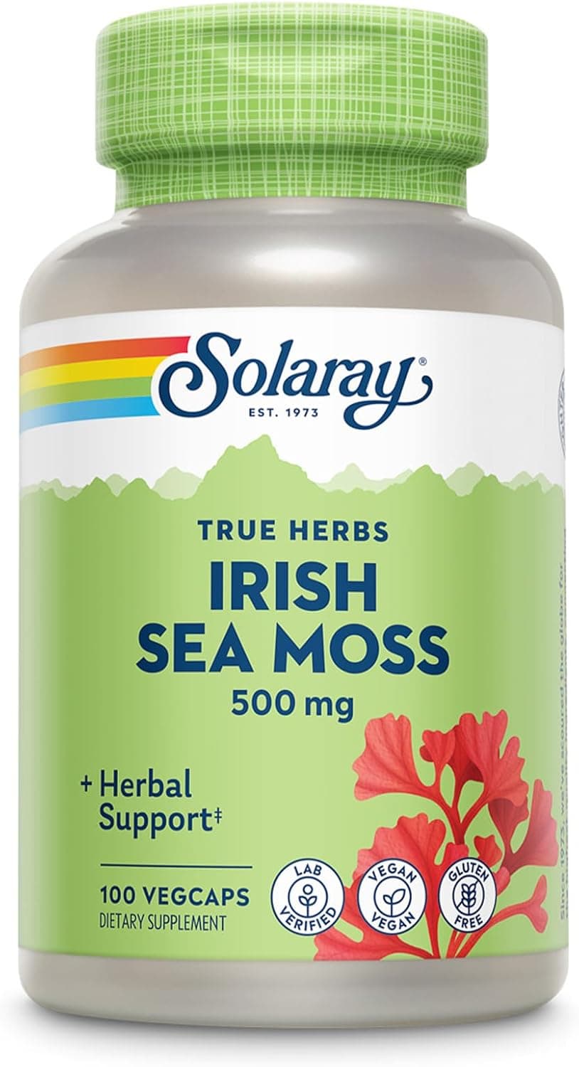SOLARAY Irish Sea Moss 500 mg Naturally Occurring Vitamins