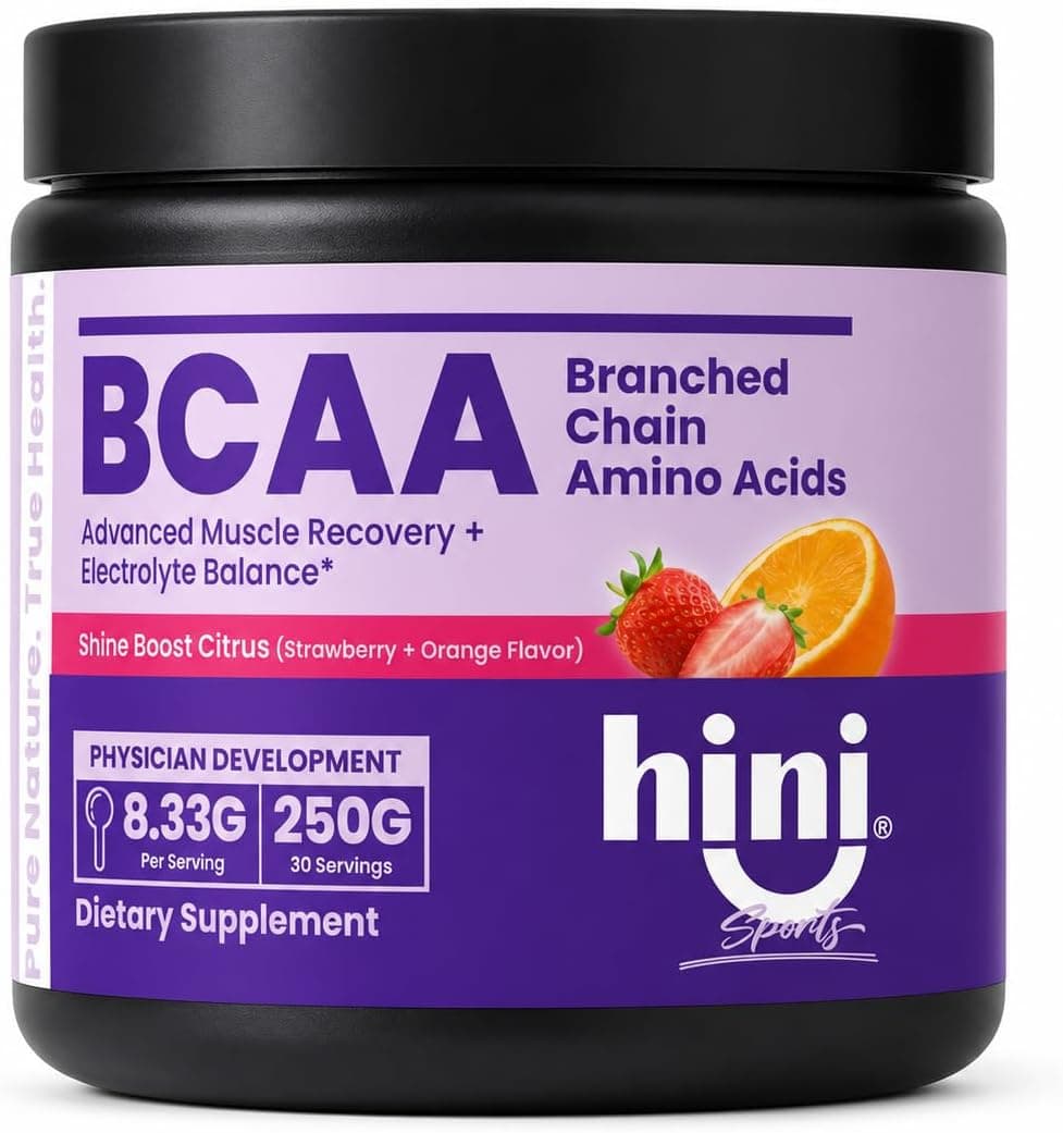 HINI BCAA Powder, 2:1:1 Branched Chain Amino Acids…