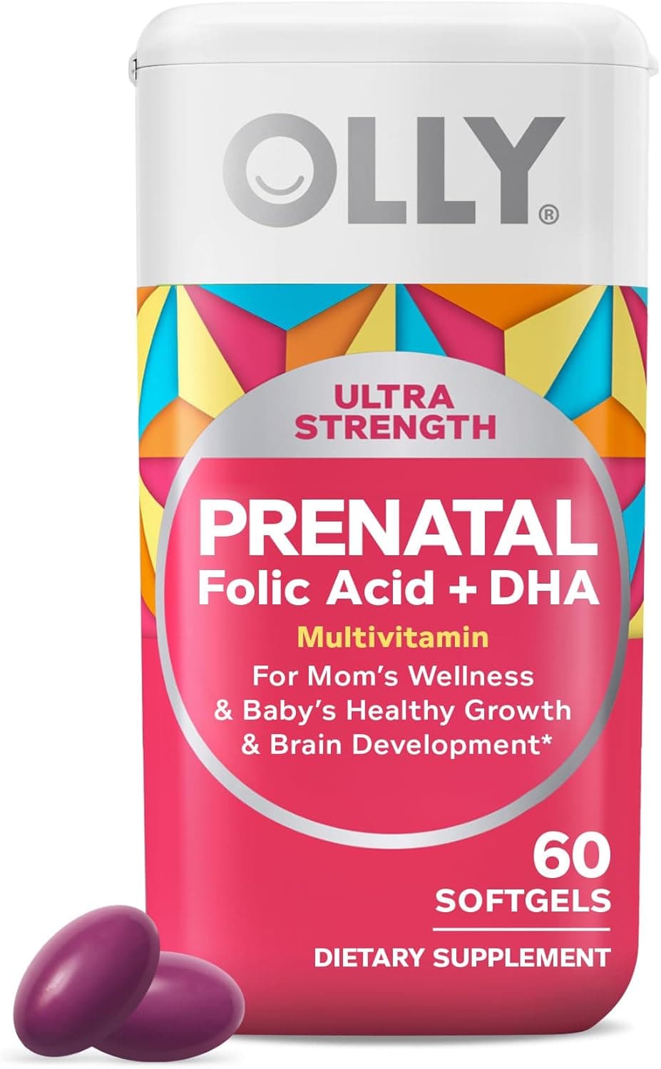 OLLY Ultra Strength Prenatal Multivitamin Softgels