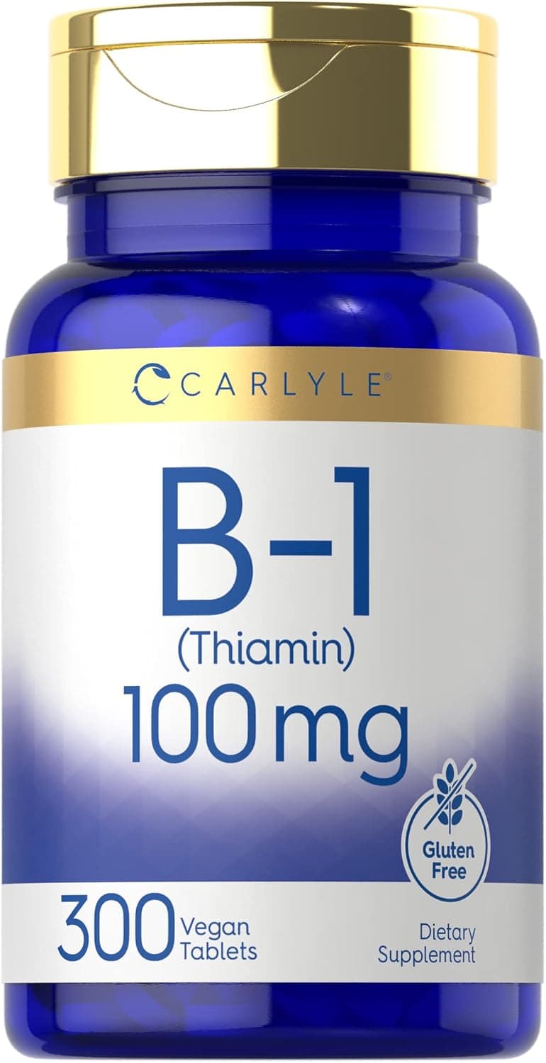 Carlyle B1 Vitamin 100mg | 300 Tablets | Supplement for Women…