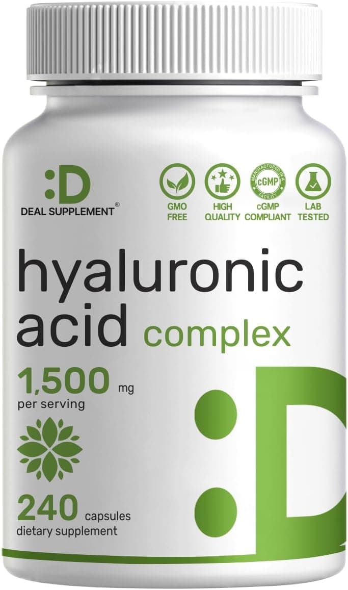 DEAL SUPPLEMENT Hyaluronic Acid Complex 1,500mg - 240 Capsules