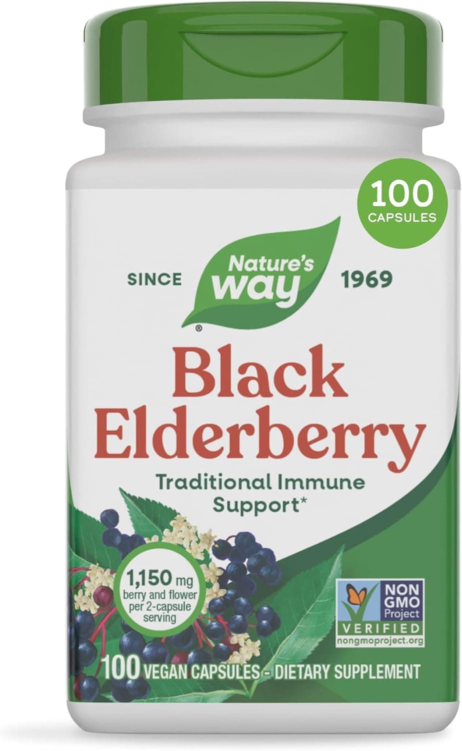 Nature's Way Black Elderberry Capsules