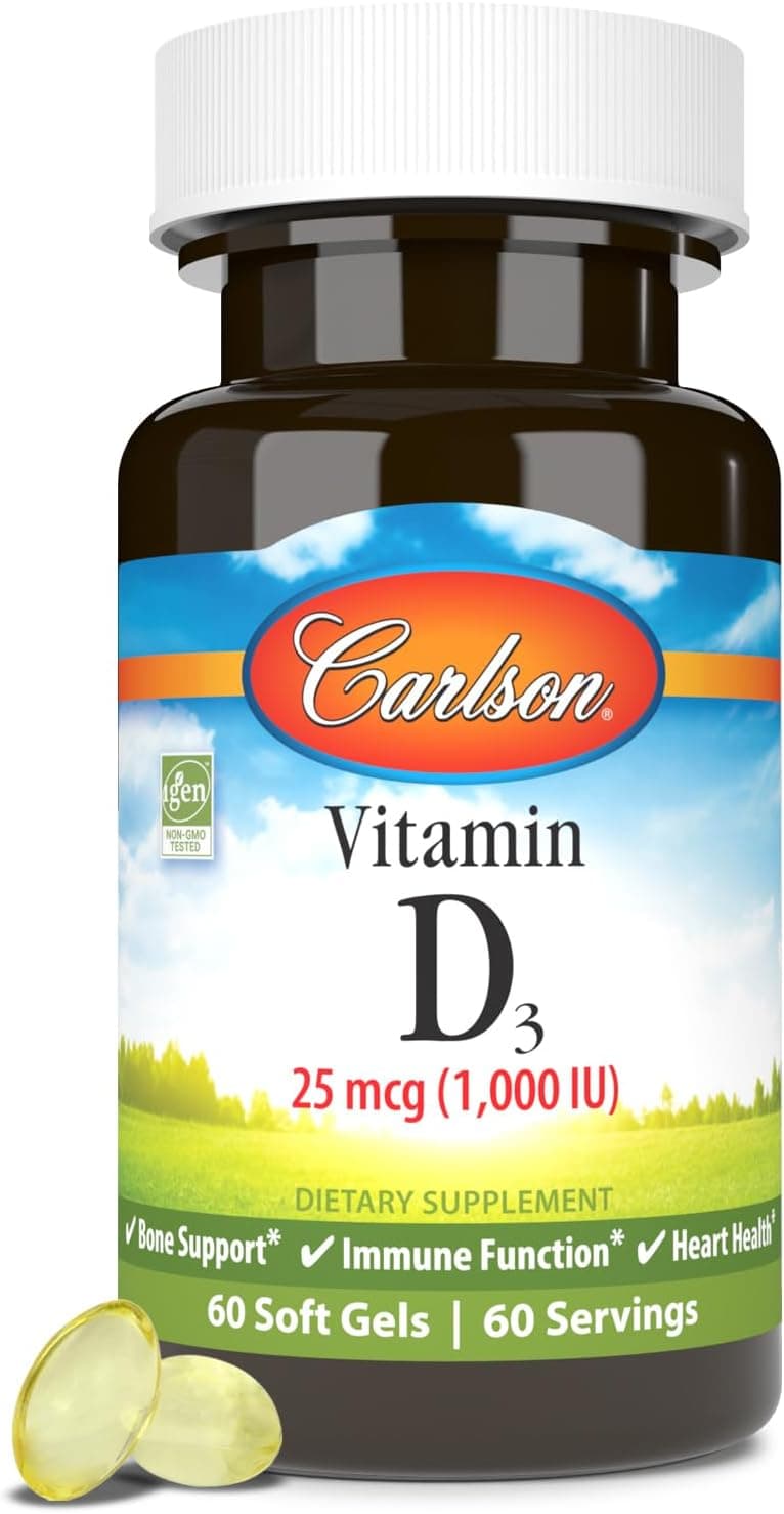 Carlson - Vitamin D3, 1000 IU (25 mcg), Bone Health, Muscle…