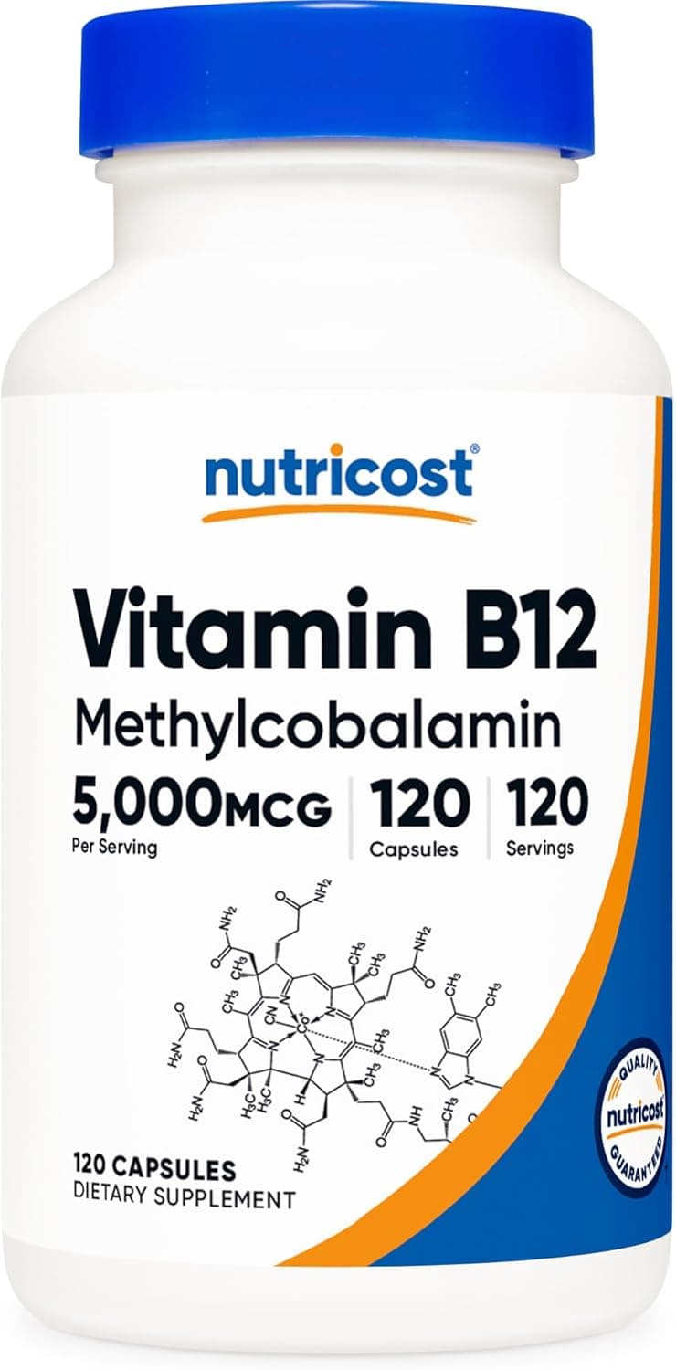 Nutricost Vitamin B12 (Methylcobalamin) 5000mcg