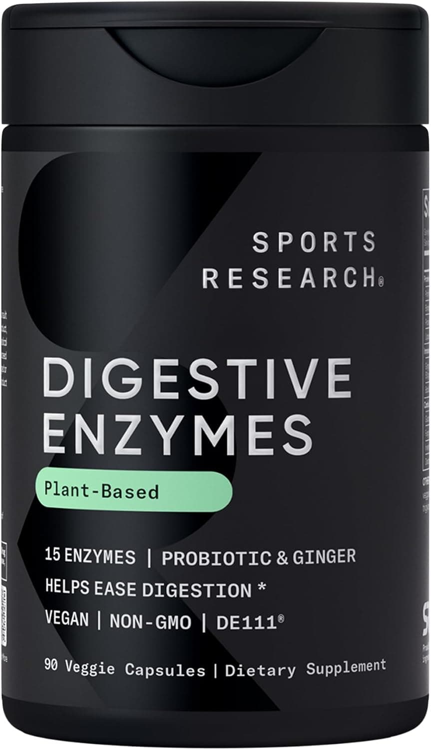 Sports Research® Digestive Enzymes w/Probiotics