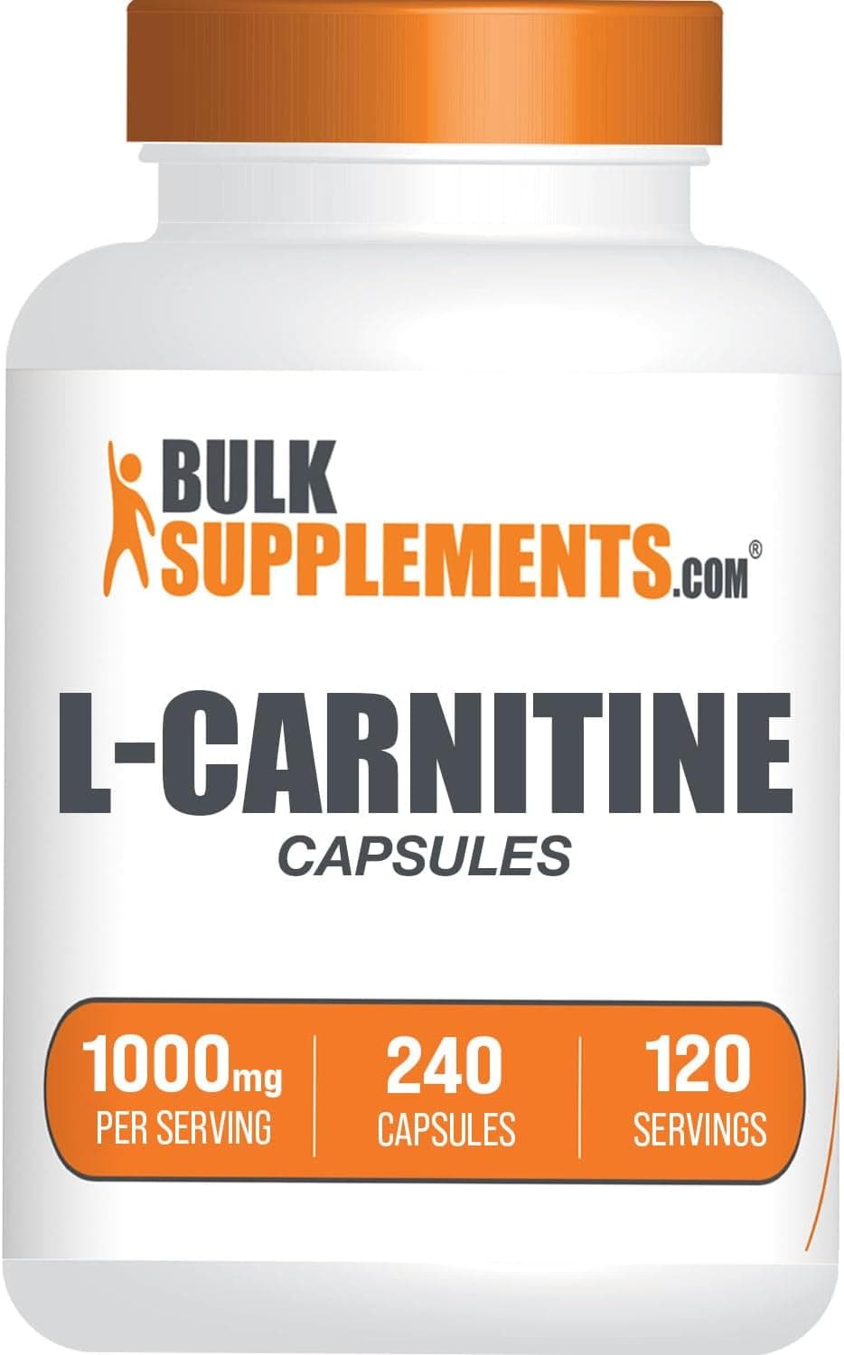BulkSupplements.com L-Carnitine 1000mg Capsules - Carnitine…