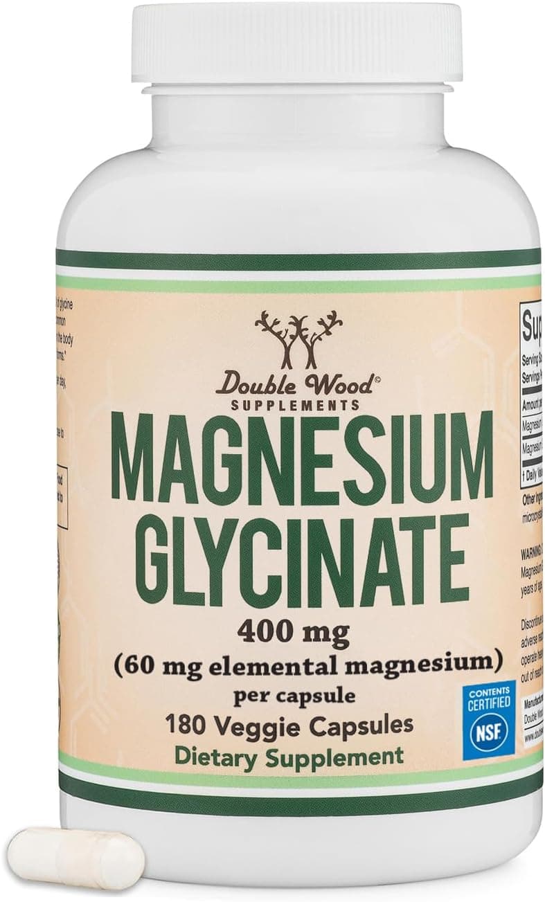 Magnesium Glycinate 400mg | 180 Capsules | Sleep