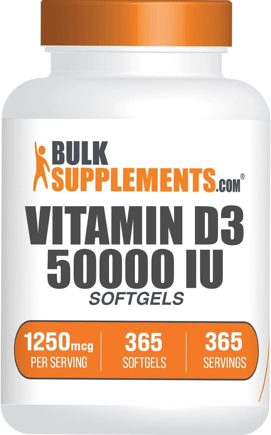 BulkSupplements.com Vitamin D3 Softgels - Gluten Free