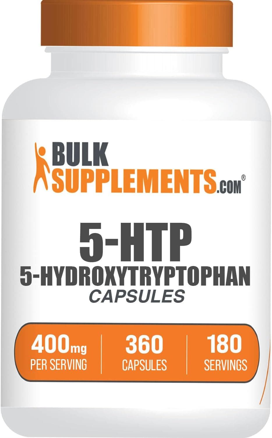 BulkSupplements.com 5-HTP Capsules - 5-Hydroxytryptophan