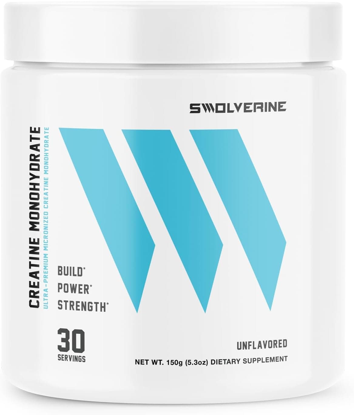 Swolverine Creatine Monohydrate Powder - 5g Micronized…