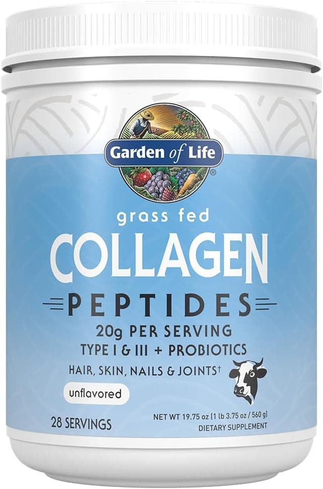 Garden of Life Grass Fed Collagen Peptides Powder Unflavored…