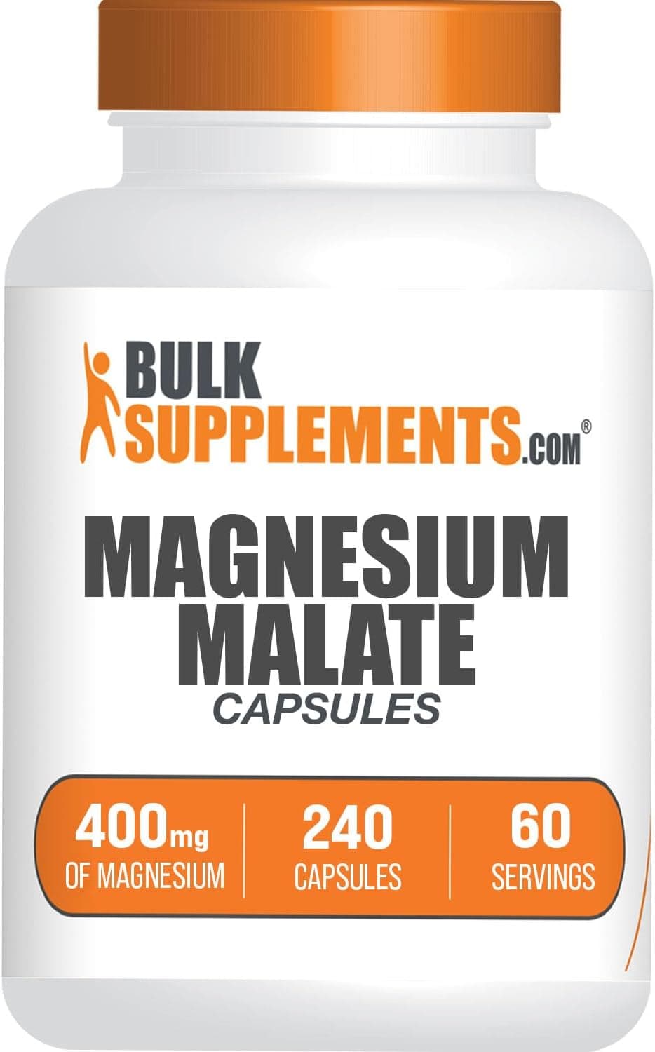 BulkSupplements.com Magnesium Malate Capsules - Magnesium…