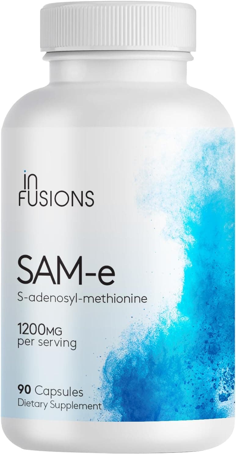 Infusions Maximum Strength Pure SAM-e 1200mg 90 Vegetable…