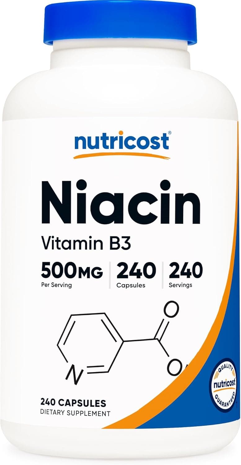 Nutricost Niacin (Vitamin B3) 500mg