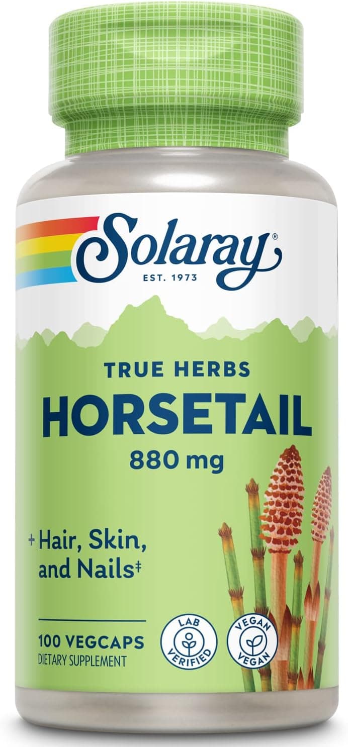 Solaray Horsetail 880 mg - Horsetail Supplement with Natural…