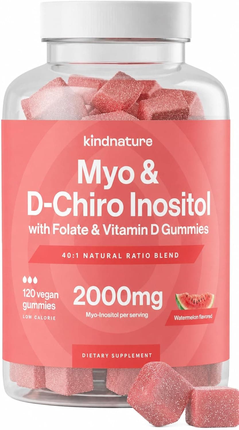 kindnature Myo-Inositol & D-Chiro Inositol Gummies for Women…