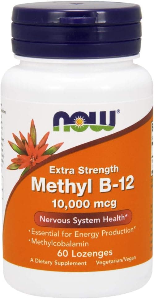 Methyl B-12 10000 mcg, 60 Lozenges (Pack of 2)