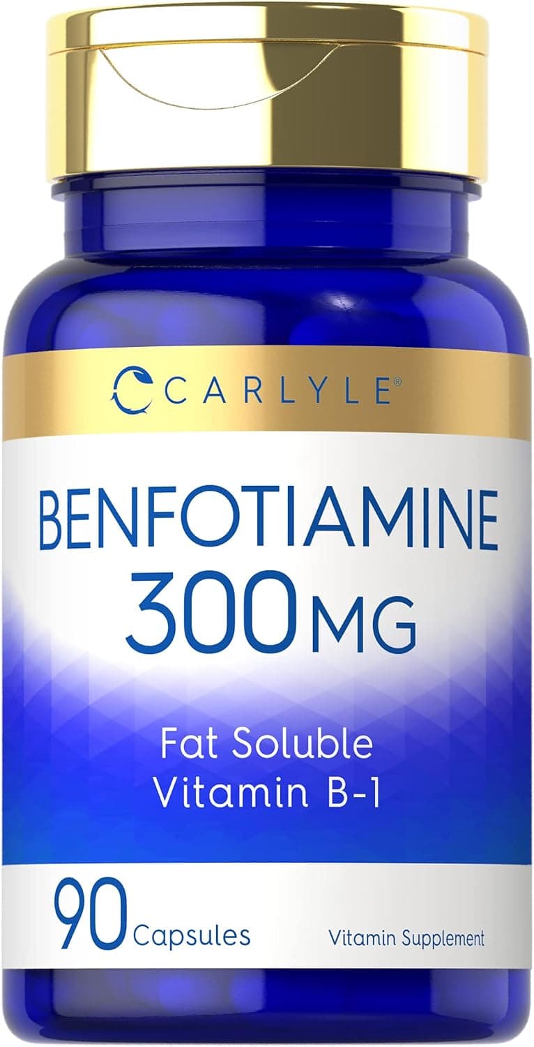 Carlyle Benfotiamine 300mg | 90 Capsules | Fat Soluble Vitamin…