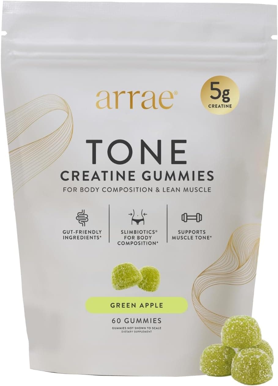 Arrae Tone Gummies – Creatine Monohydrate 5g for Women…