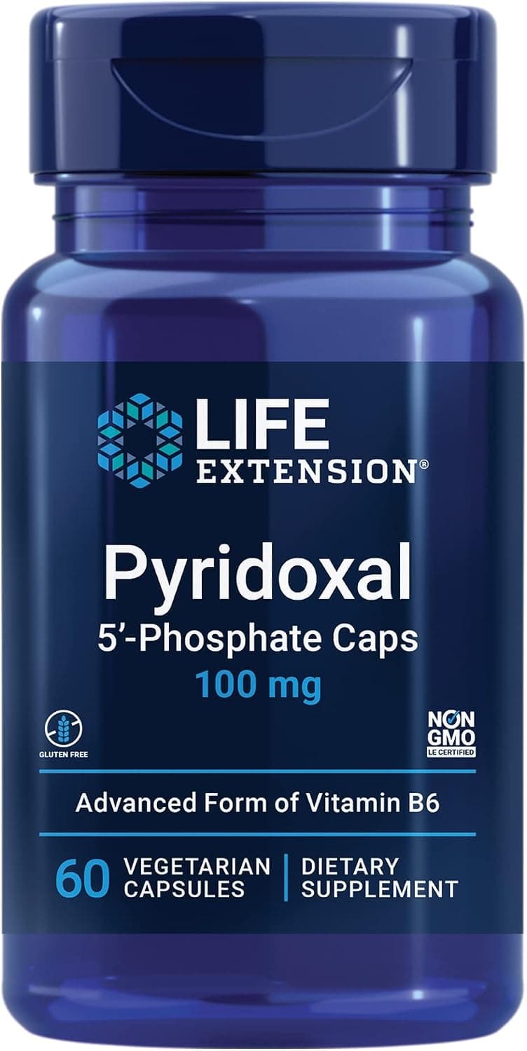 Life Extension Pyridoxal 5'-Phosphate Caps—Vitamin B6
