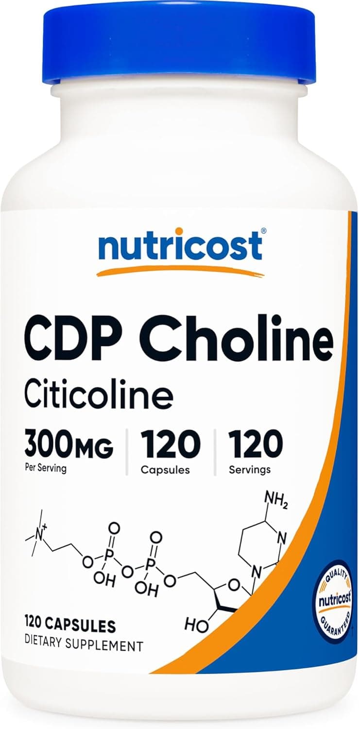 Nutricost CDP Choline (Citicoline) 300mg