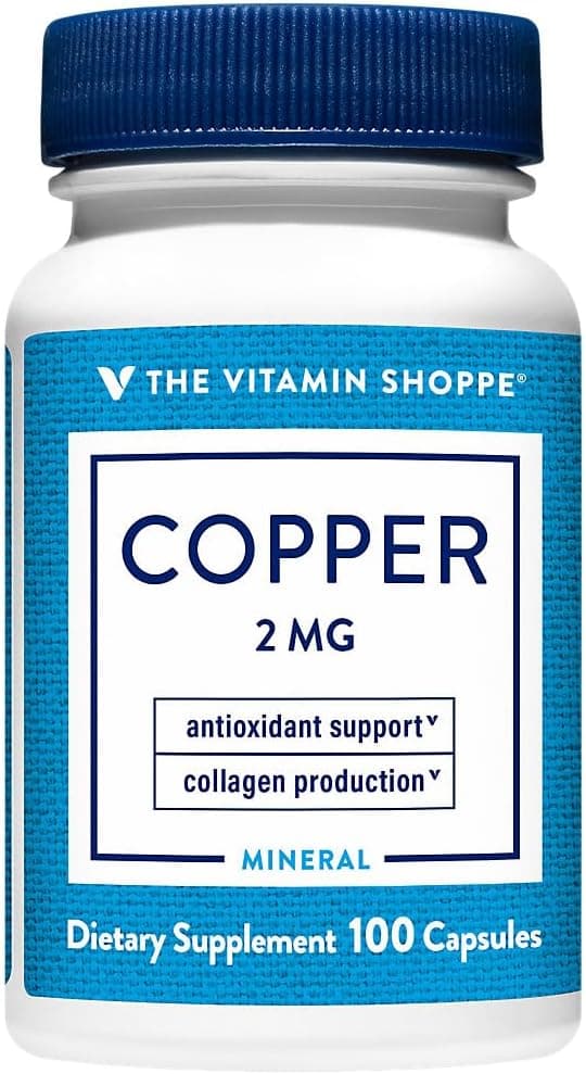 The Vitamin Shoppe Copper 2 mg Capsules