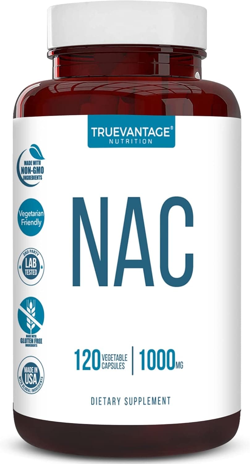 NAC Supplement (N-Acetyl Cysteine) - 1000 mg-Antioxidant…