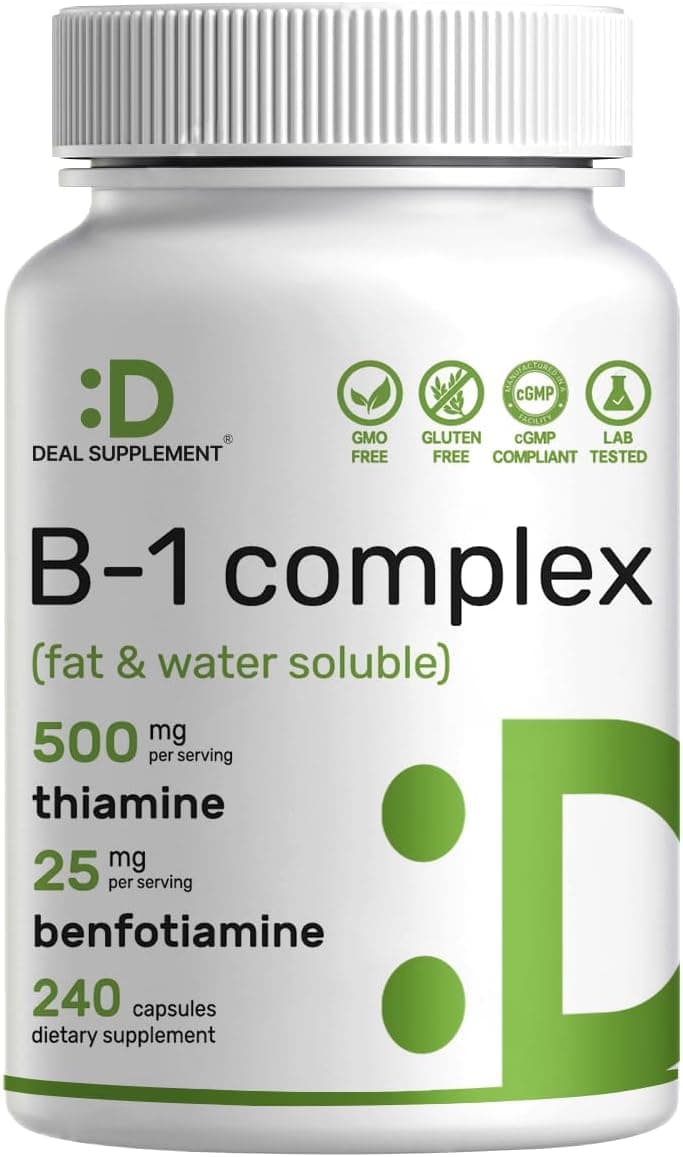 DEAL SUPPLEMENT Vitamin B1 500mg with Benfotiamine