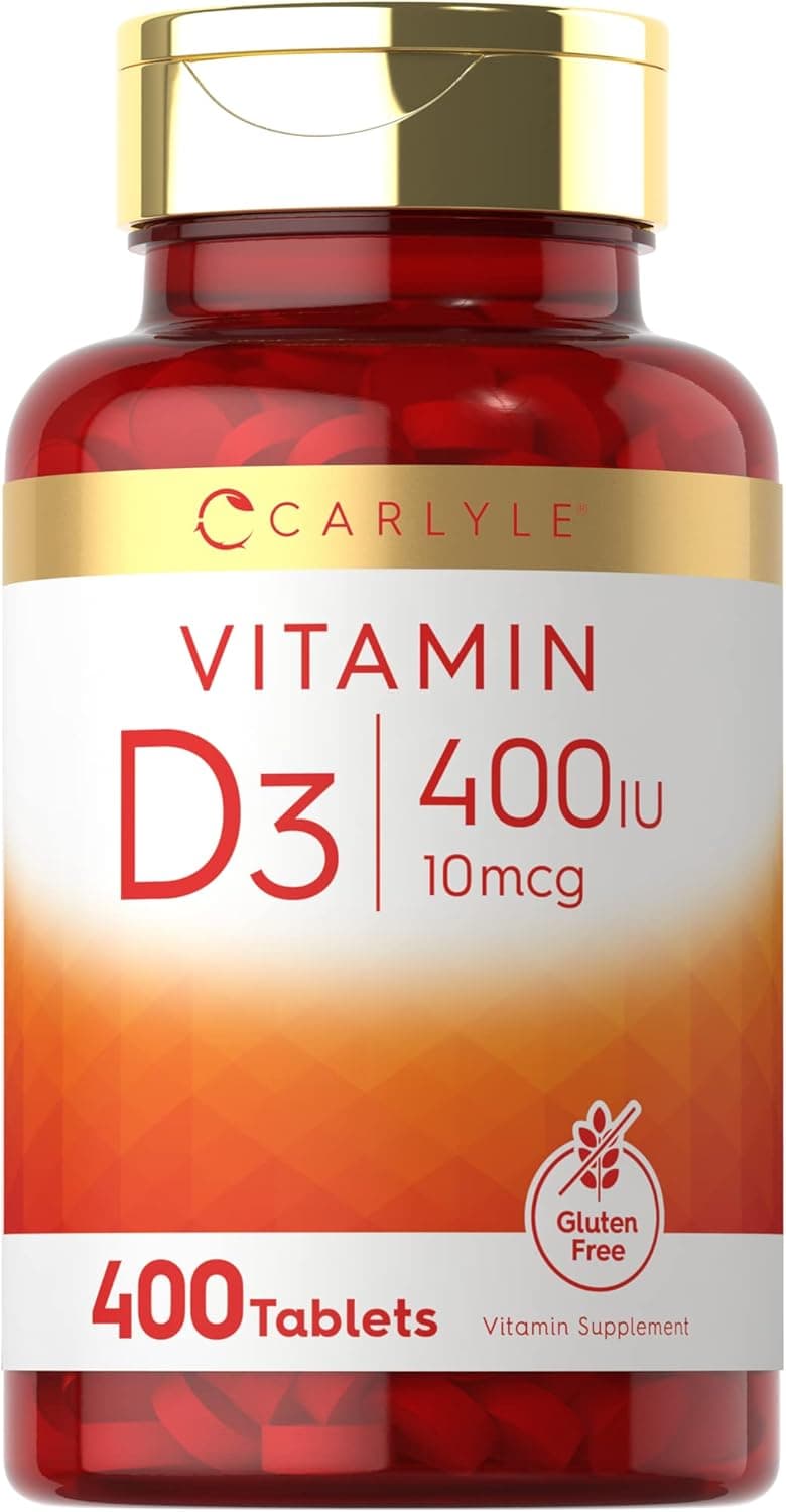 Carlyle Vitamin D3 400iu (10mcg) | 400 Tablets | Value Size…