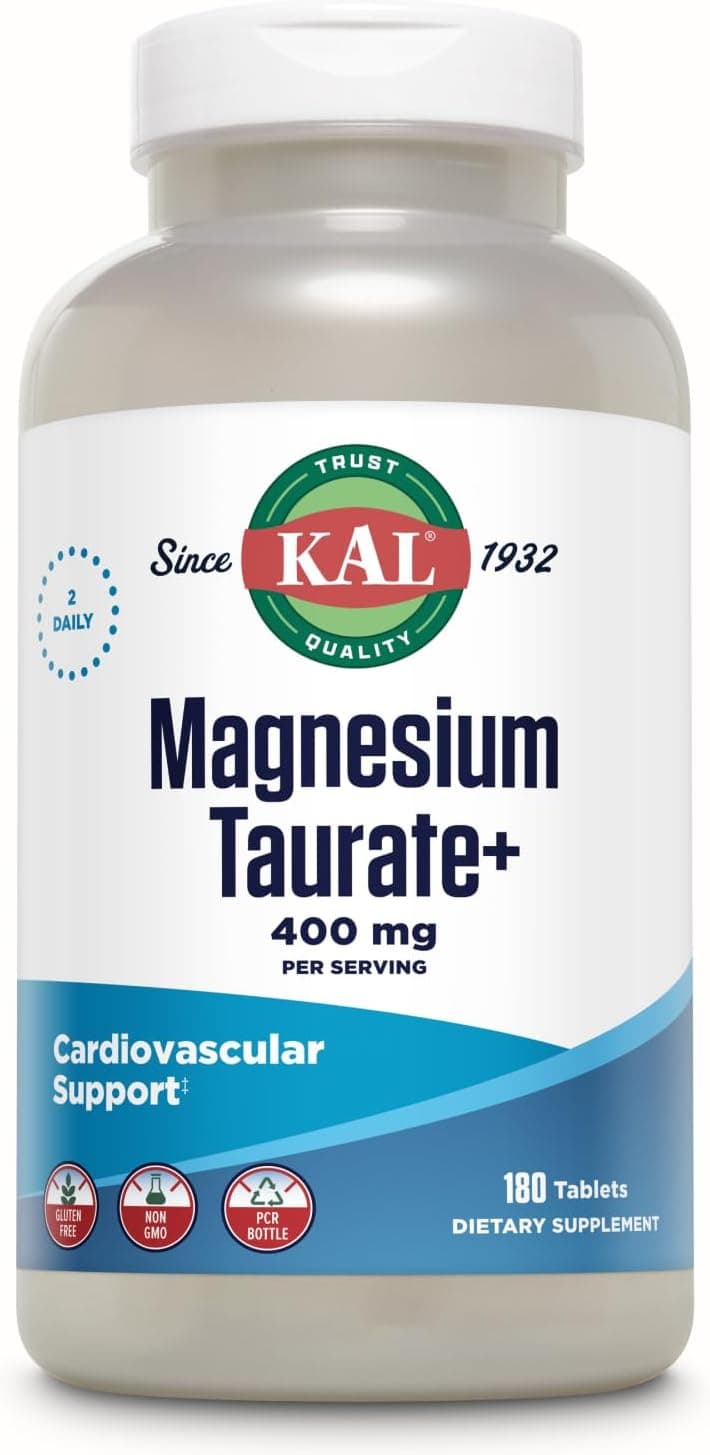 KAL Magnesium Taurate 400 mg with Vitamin B6
