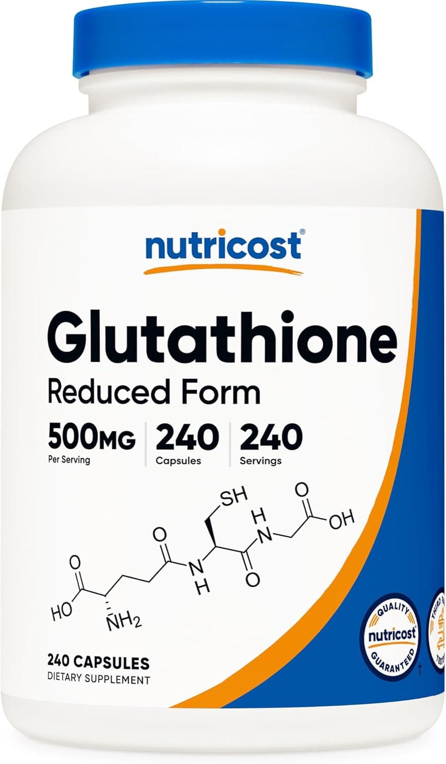 Nutricost Glutathione Capsules 500mg