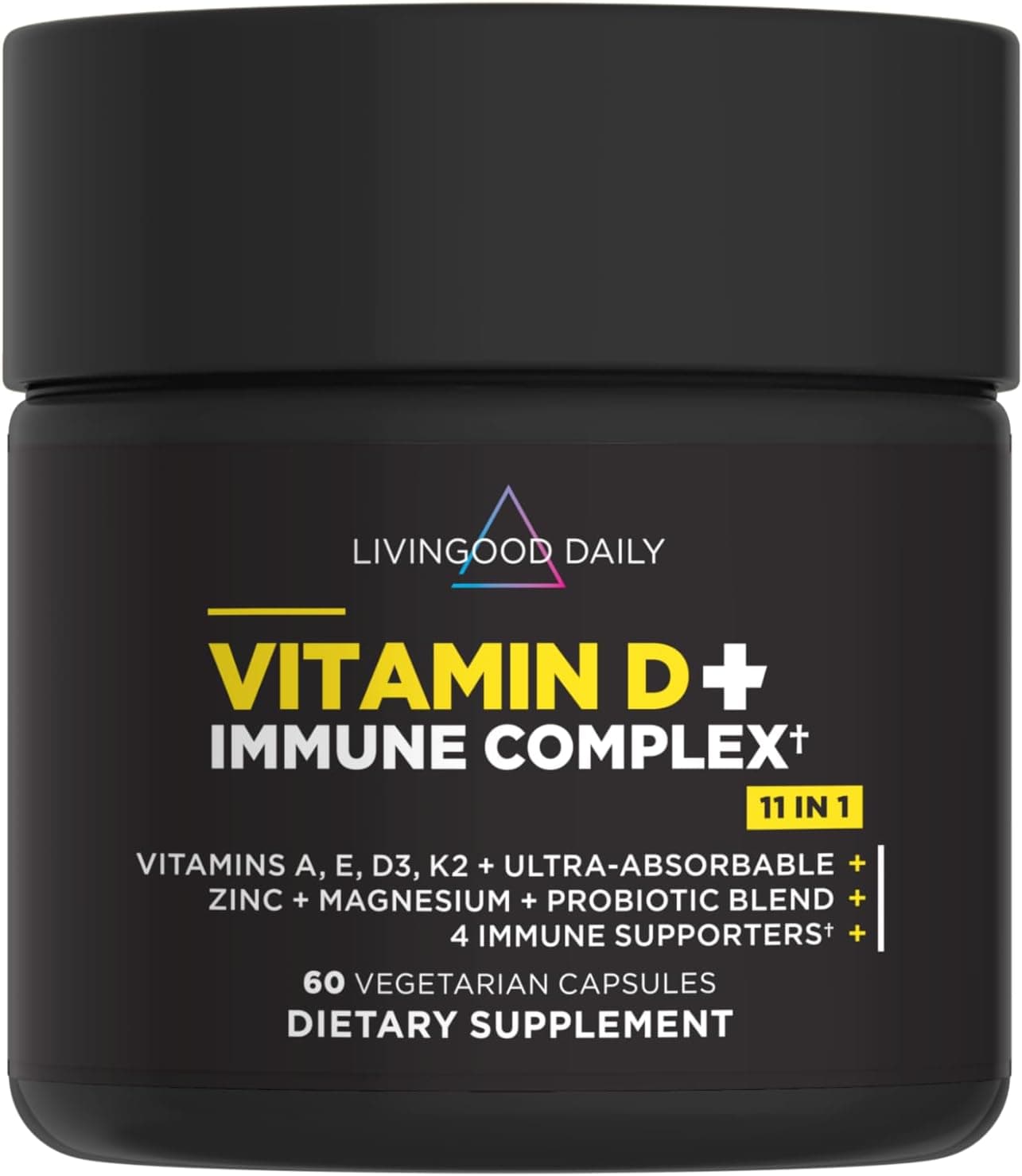 Livingood Daily Vitamin D3 K2 4000 IU Supplement