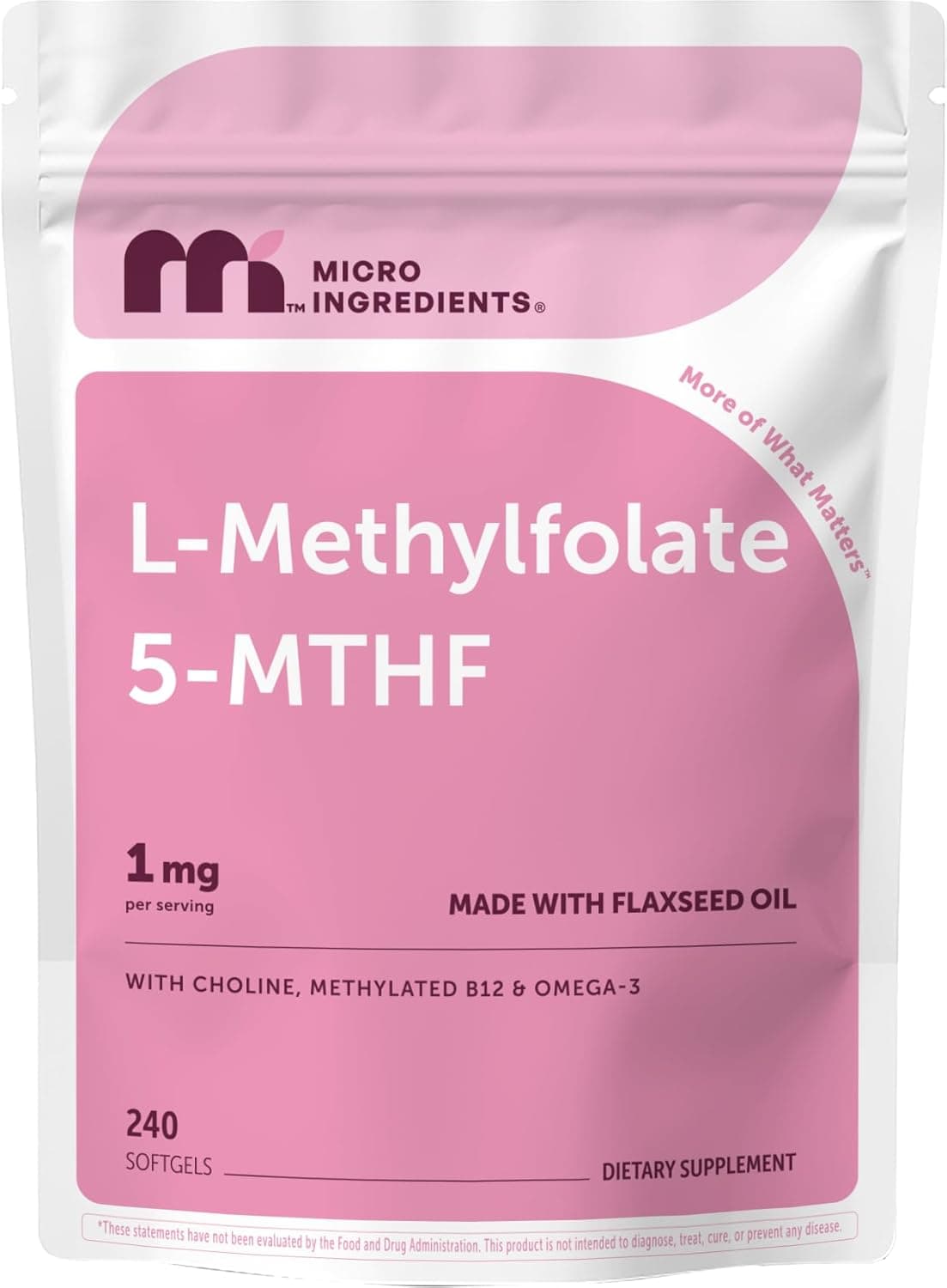 Micro Ingredients L-Methylfolate 1000mcg