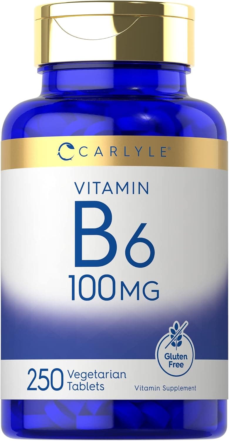 Carlyle Vitamin B6 100mg | 250 Tablets | Pyridoxine…