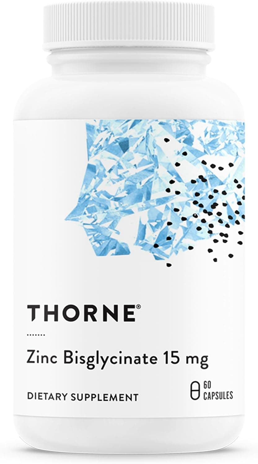 THORNE - Zinc Bisglycinate 15 mg - Highly Absorbable Zinc…