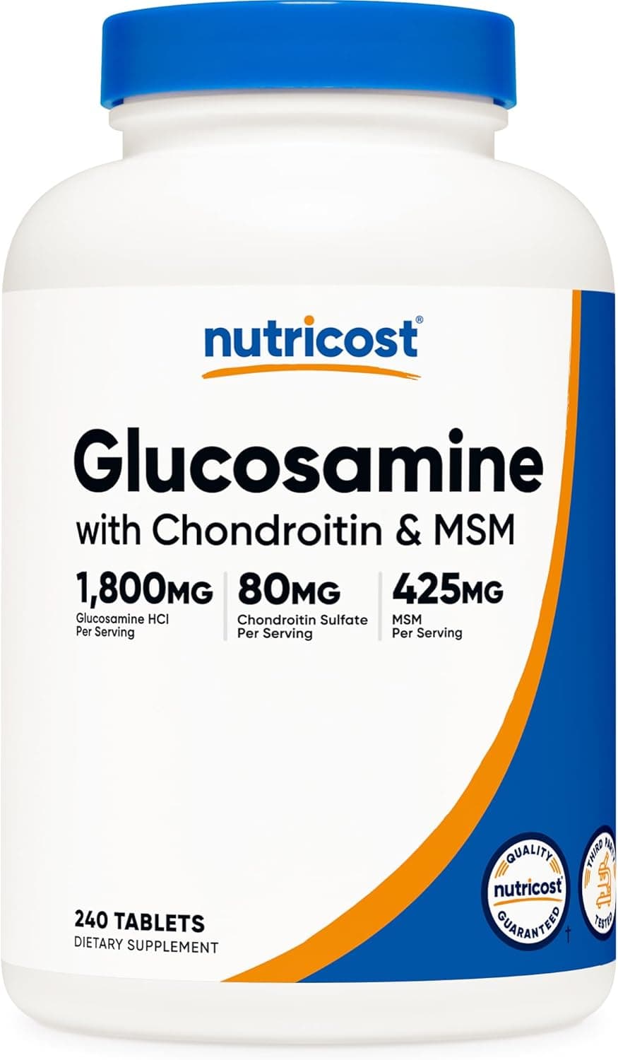 Nutricost Glucosamine 1800mg with Chondroitin & MSM