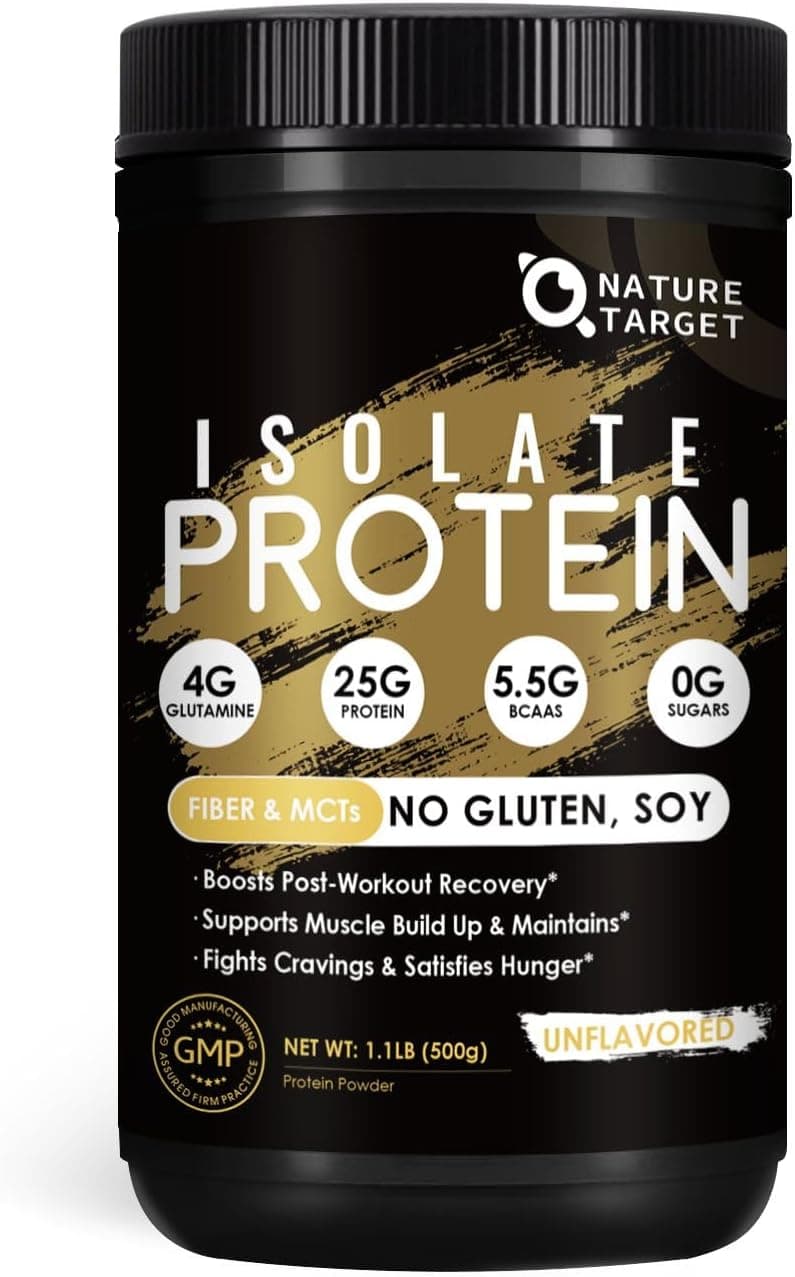 NATURE TARGET Unflavored Protein Powder - 24g Whey