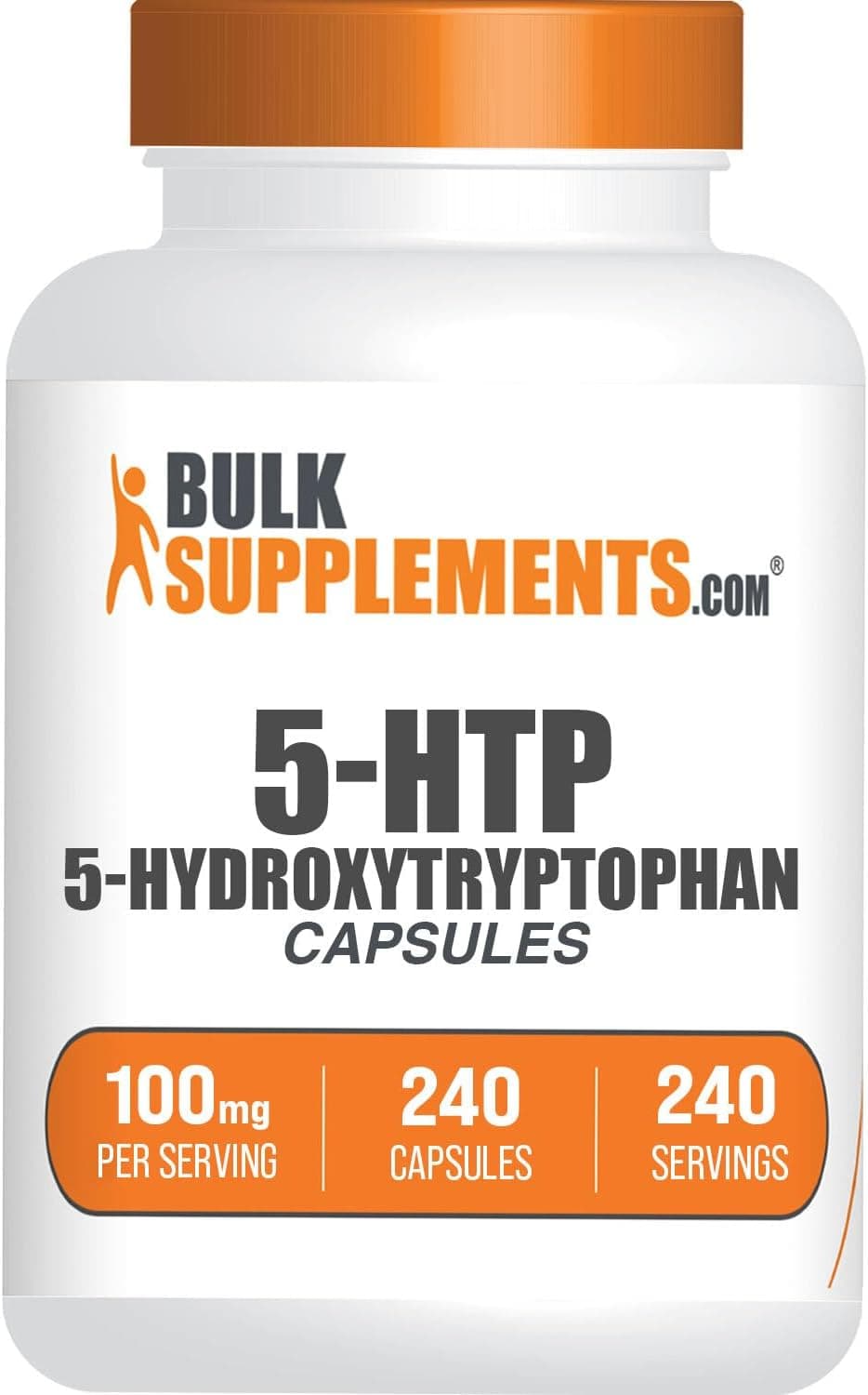 BulkSupplements.com 5-HTP Capsules - 5-Hydroxytryptophan