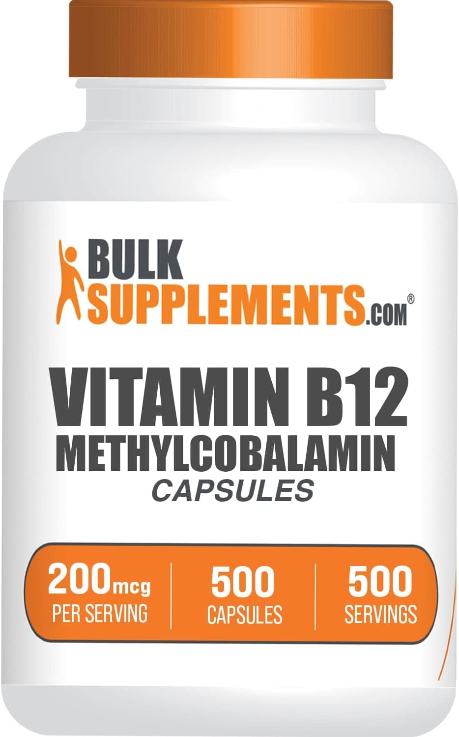 BulkSupplements.com Vitamin B12 Methylcobalamin Capsules - B12…