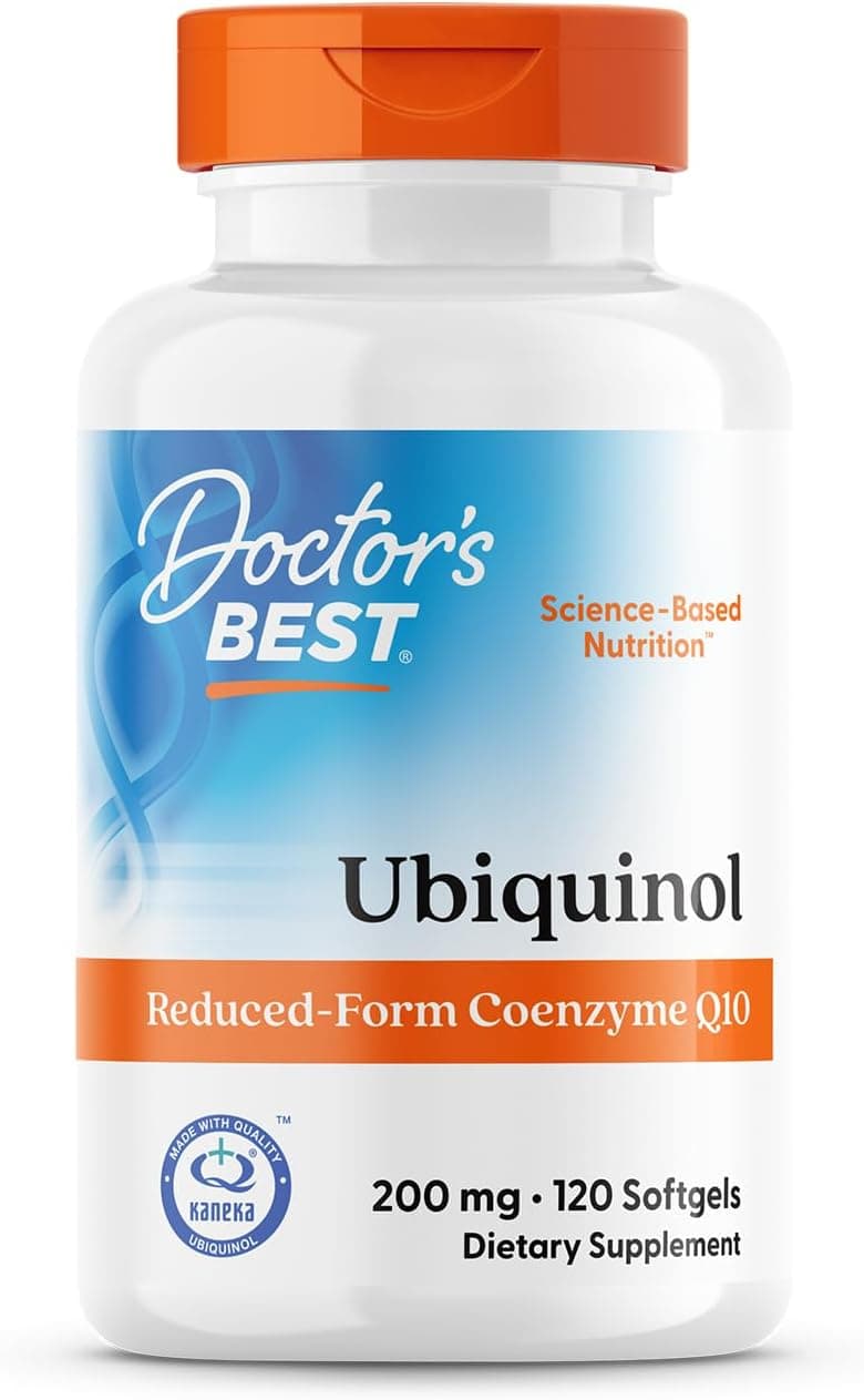 Doctor's Best Kaneka Ubiquinol 200 mg Supplement for Men…