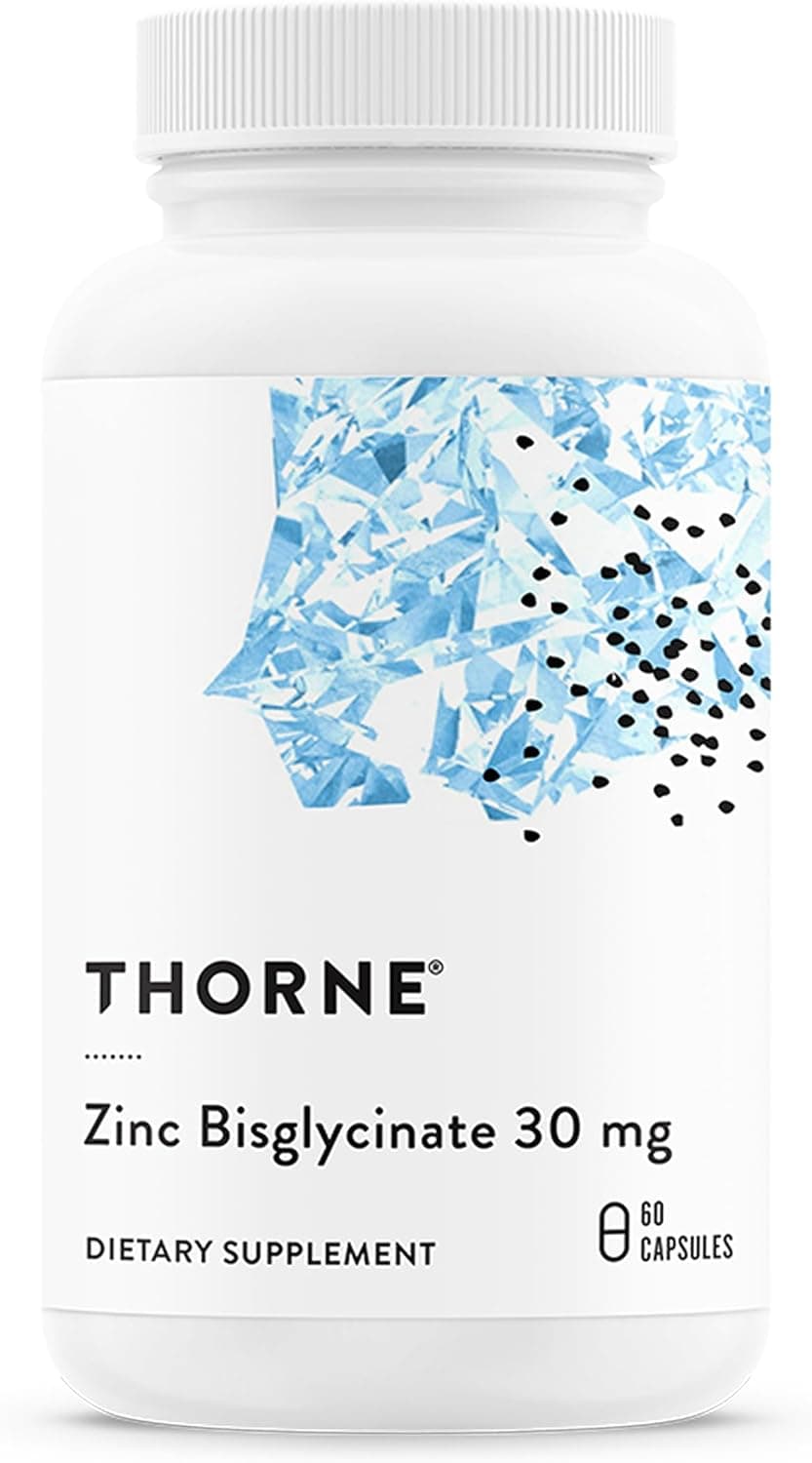 THORNE - Zinc Bisglycinate 30 mg - Highly Absorbable Zinc…