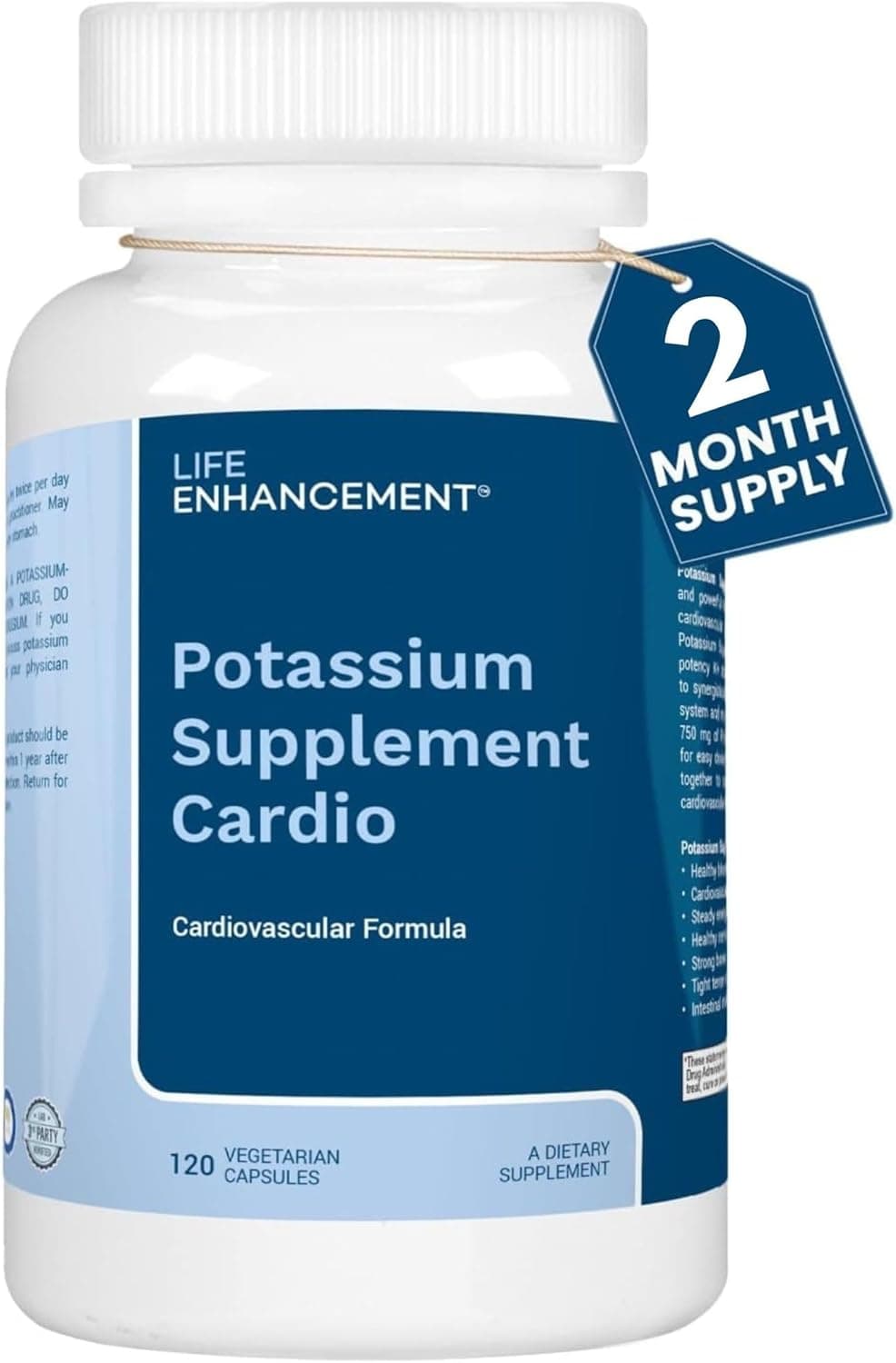 Life Enhancement High Potency Potassium Supplement Cardio…