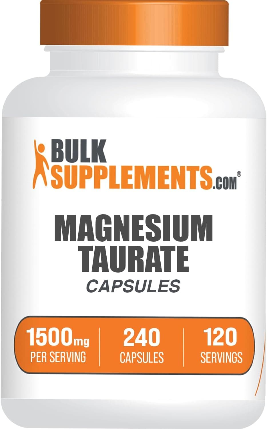 BulkSupplements.com Magnesium Taurate Capsules - Magnesium…