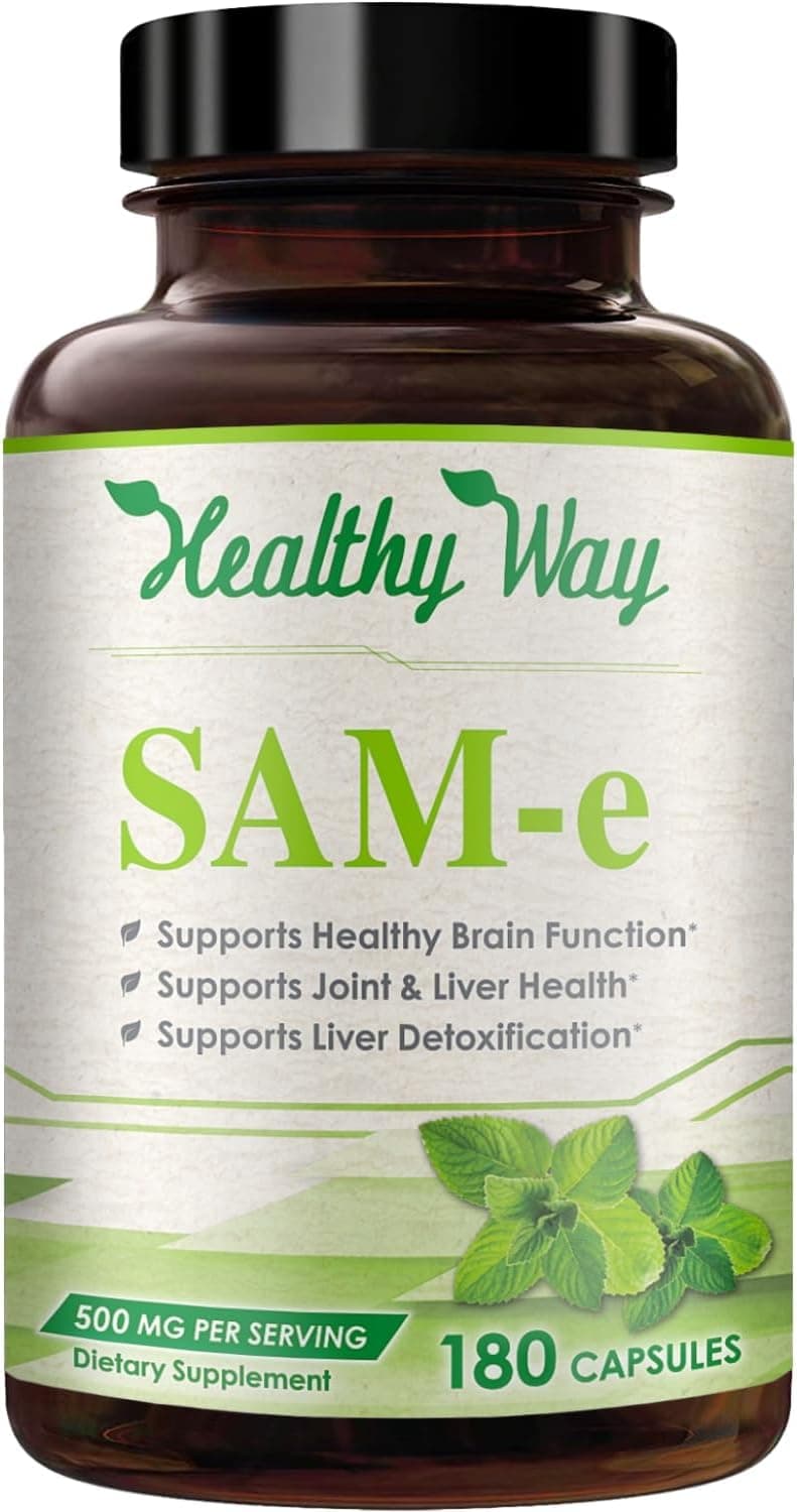 500mg SAM-e Supplement - High Strength 500mg…