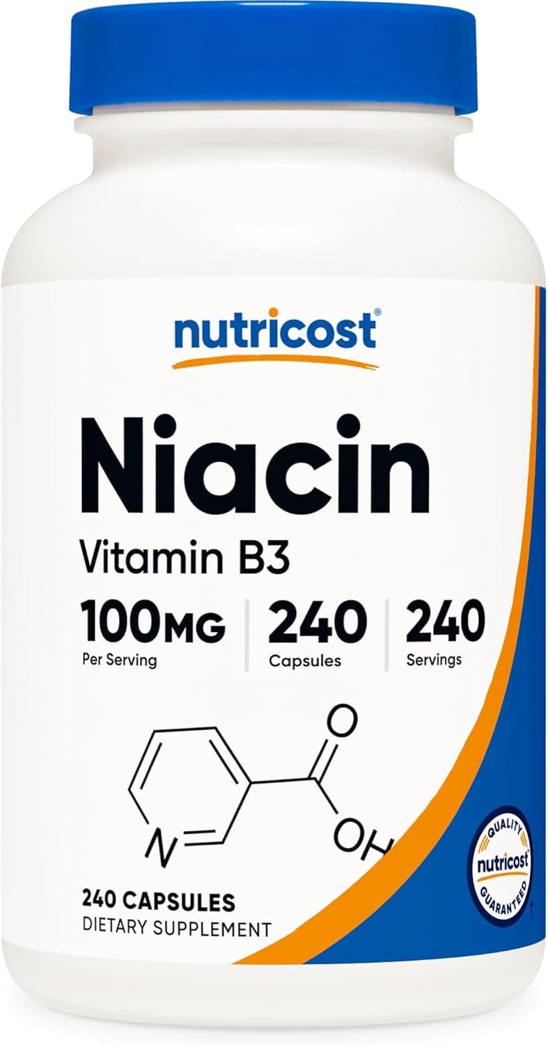 Nutricost Niacin (Vitamin B3) 100mg