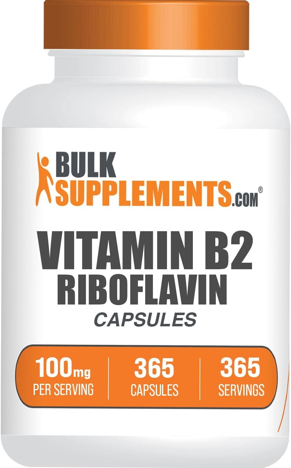 BulkSupplements.com Riboflavin Capsules - 100mg