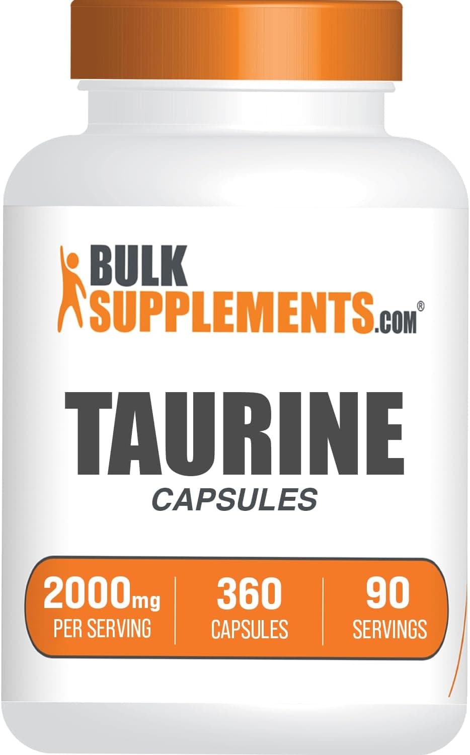 BulkSupplements.com Taurine Capsules - Taurine Supplement