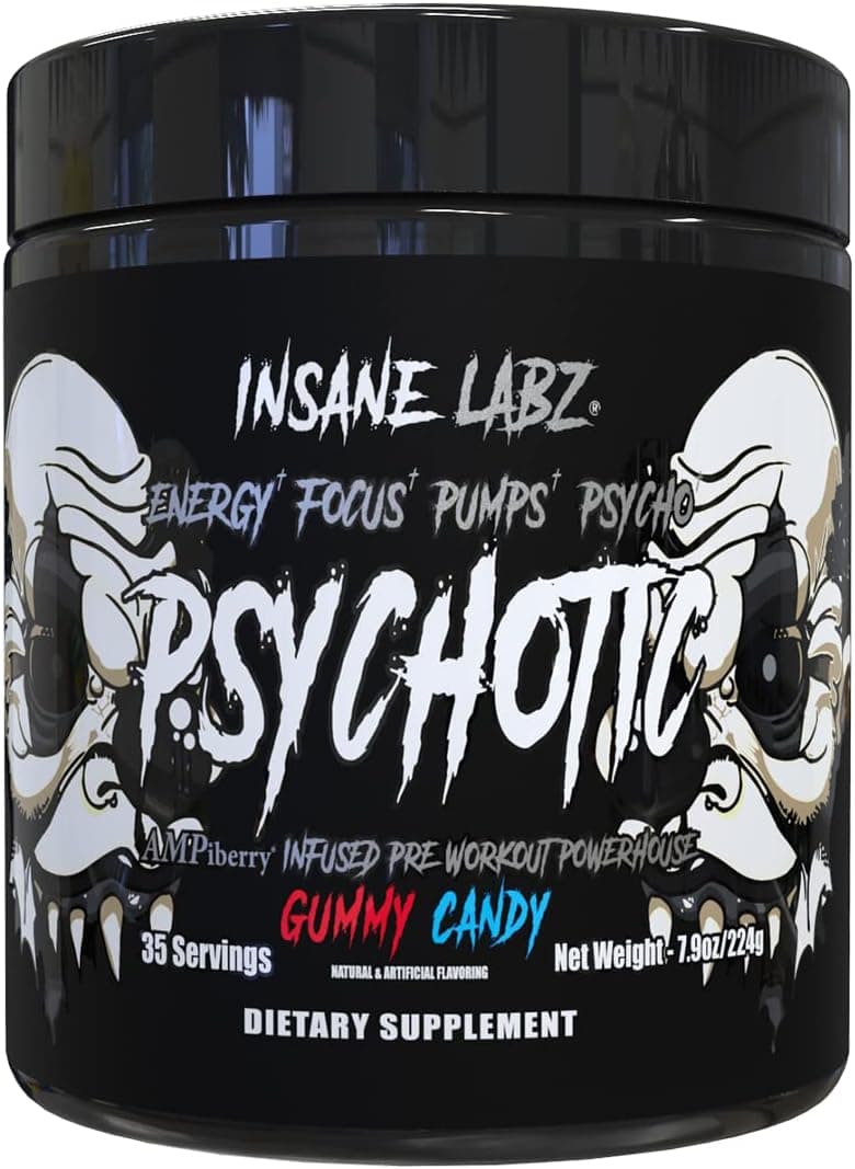 Insane Labz Psychotic Black Edition Mid Stimulant Pre Workout…