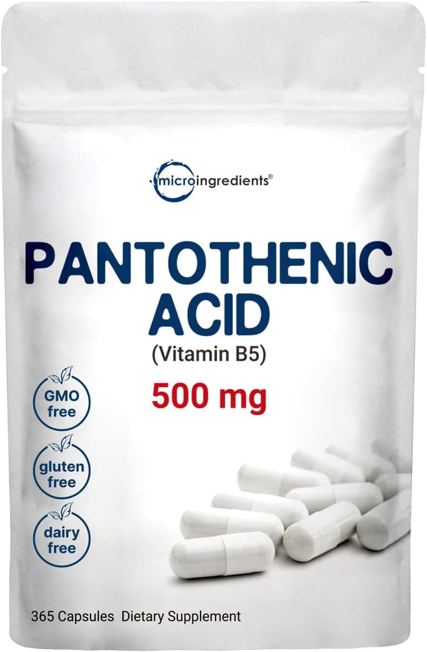 Pantothenic Acid Vitamin B5 Supplement