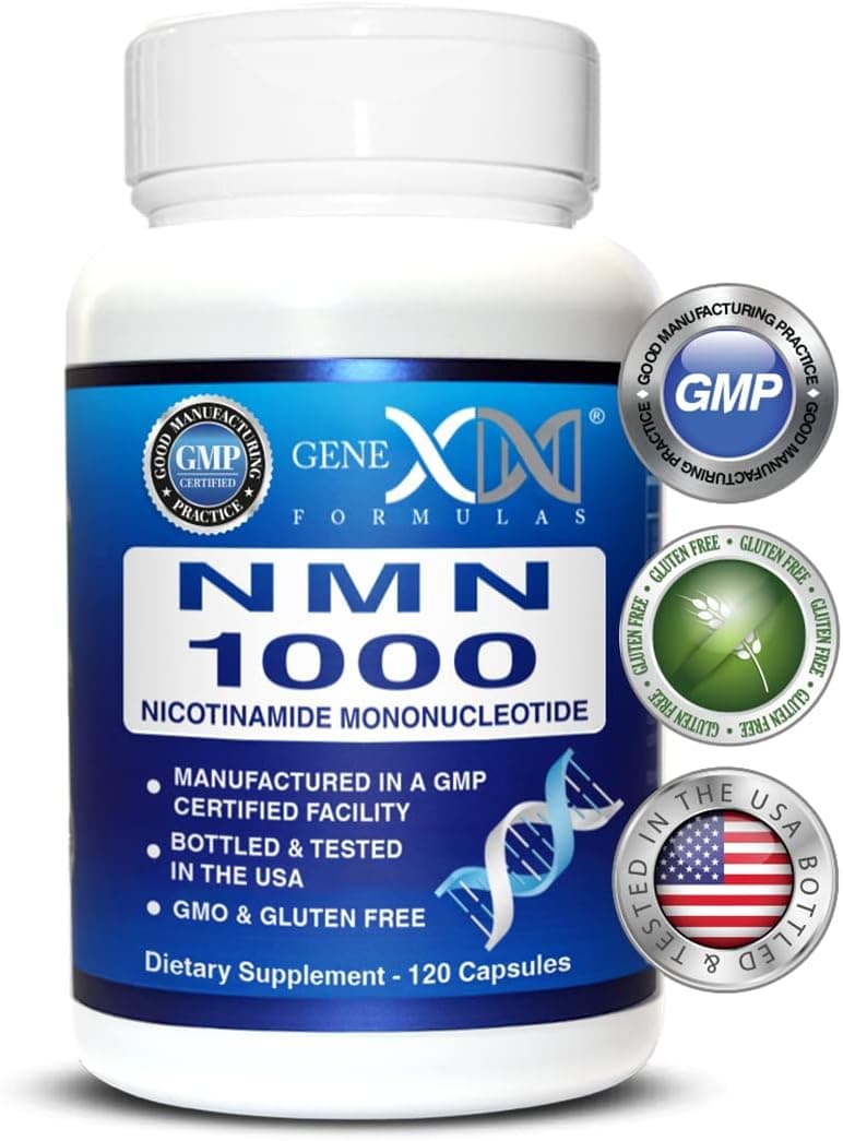 Genex Formulas NMN 1000mg - 99% Pure Shelf Stabilized…